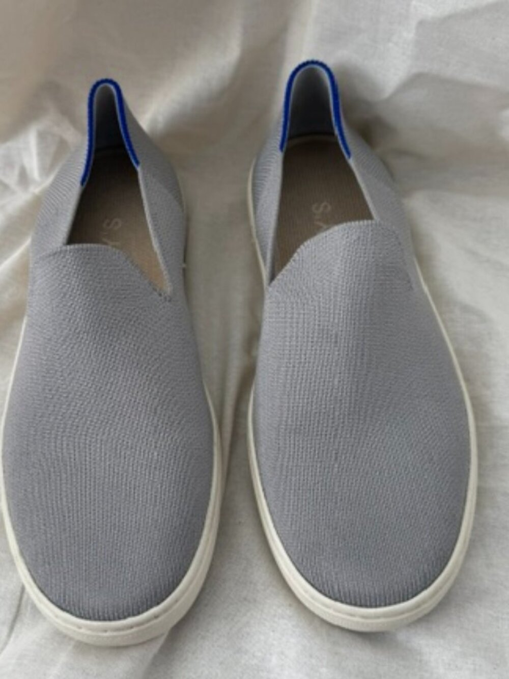 Rothy’s Gray Knit The Original Slip On Sneakers (Size 7.5)